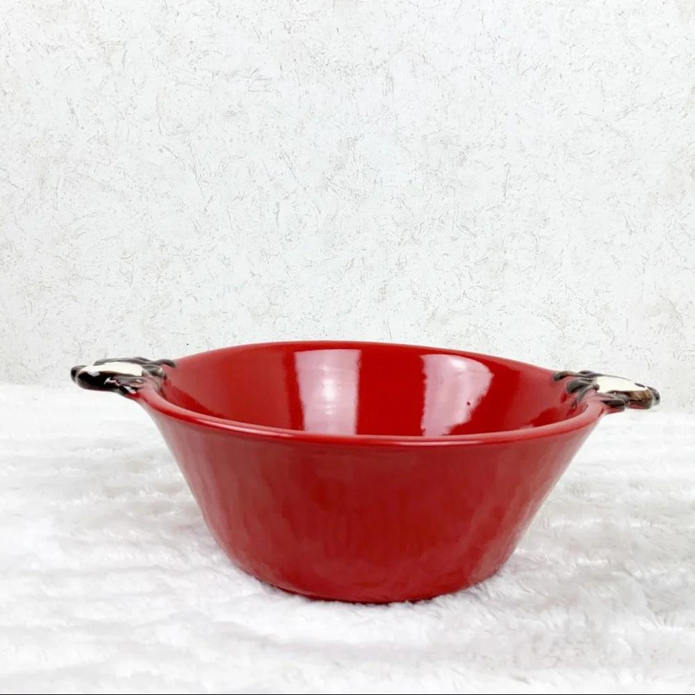Vintage LTD Commodities Monkey Handles Bread Cake Pan Bowl Safari